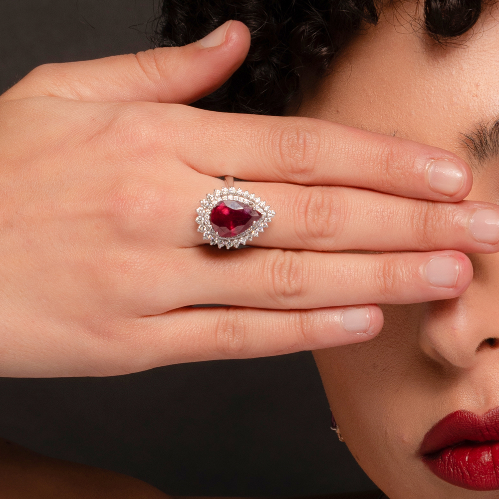 ruby diamond ring